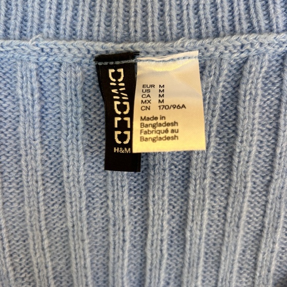 Fairy Core Soft Girl Blue Streetwear Essentials Sweater Vest Size M - Picture 2 of 9